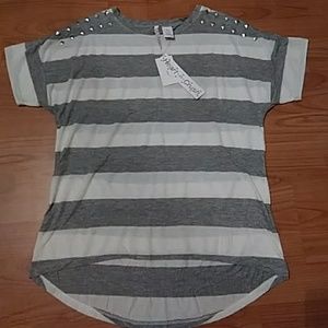 BRAND NEW studded tee